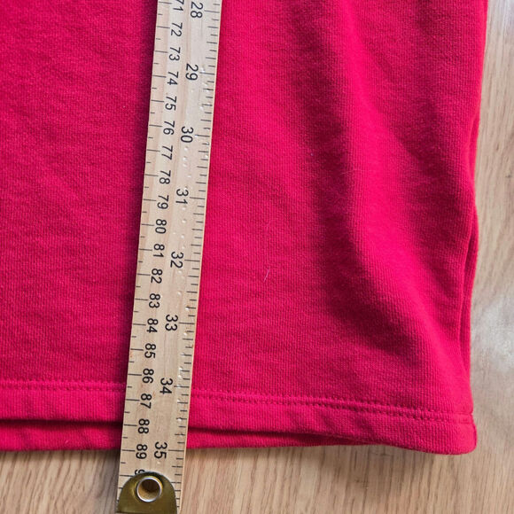 NWT Tommy Hilfiger Womens Red Polo Dress M Preppy Academia Classic Varsity Patch - Picture 9 of 9